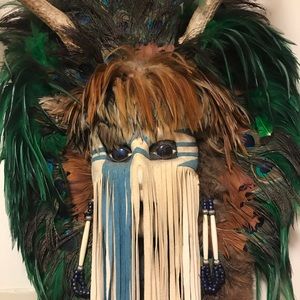 Indian mask hanging decoration